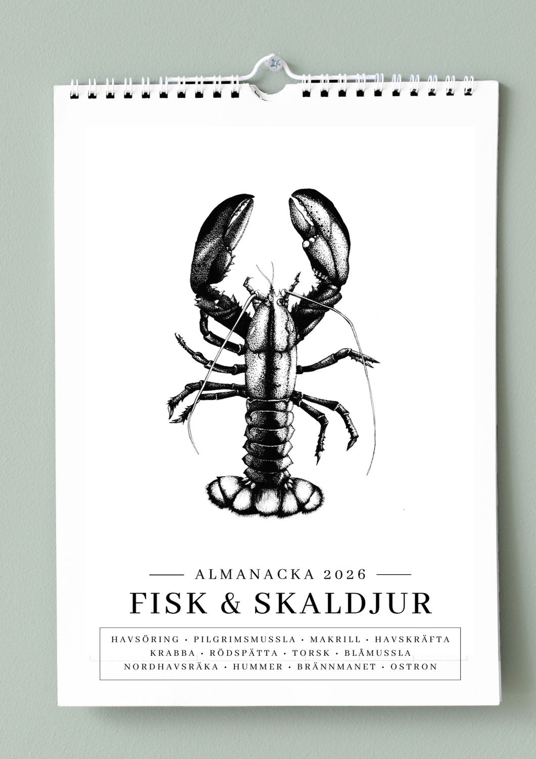 Almanacka 2026 - Fisk & Skaldjur