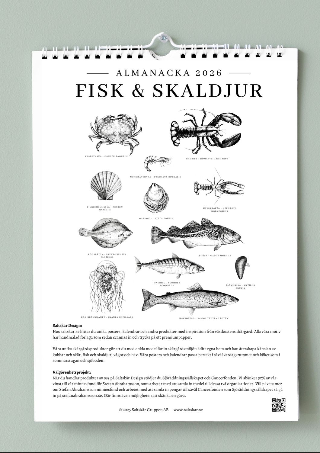 Almanacka 2026 - Fisk & Skaldjur