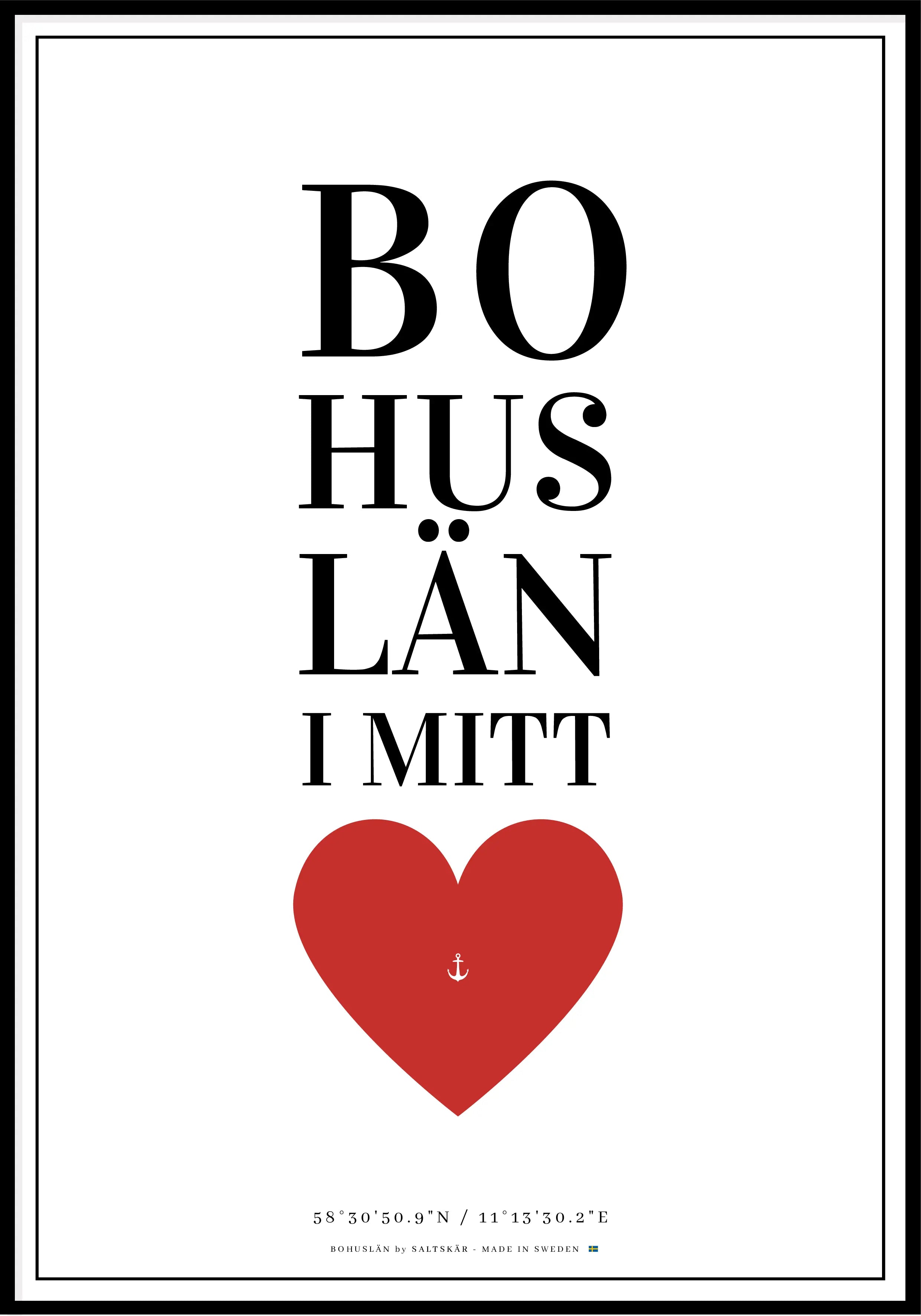 Bohuslän I Mitt Hjärta Poster