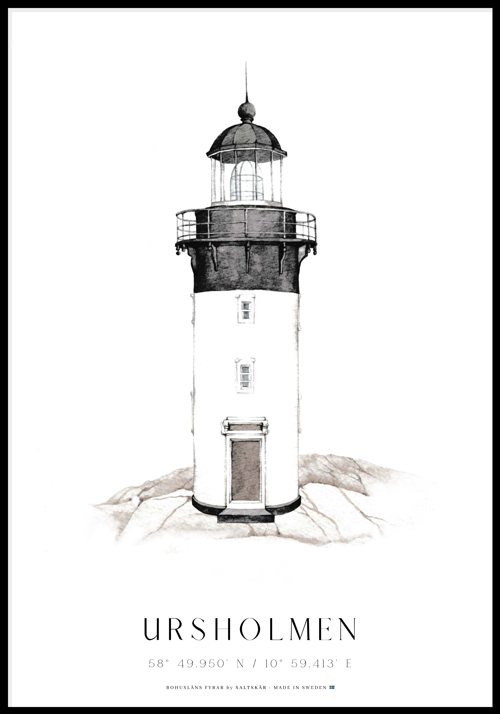 Ursholmen Fyr Poster